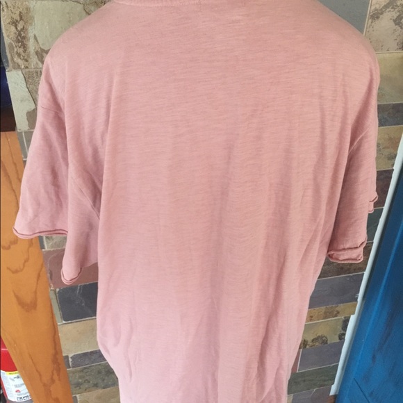 Forever 21 Men Pink Short Sleeve Shirt Soft SZ XL - Picture 3 of 3